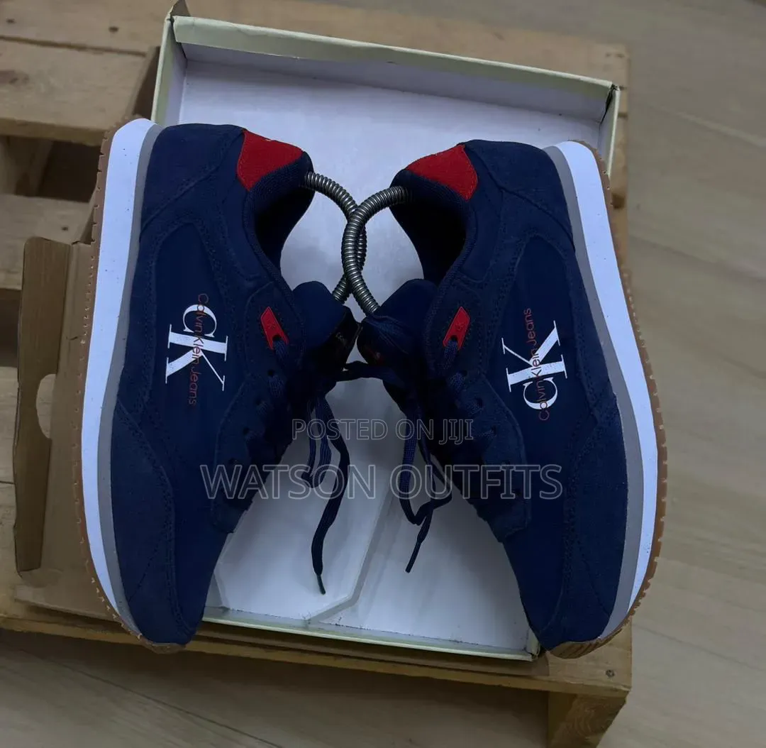 Men's Leather Shoes Ck or Calvin Klein Branded Materials Quality