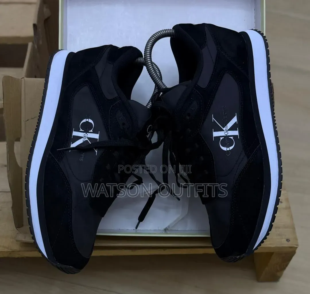 Men's Leather Shoes Ck or Calvin Klein Branded Materials Quality