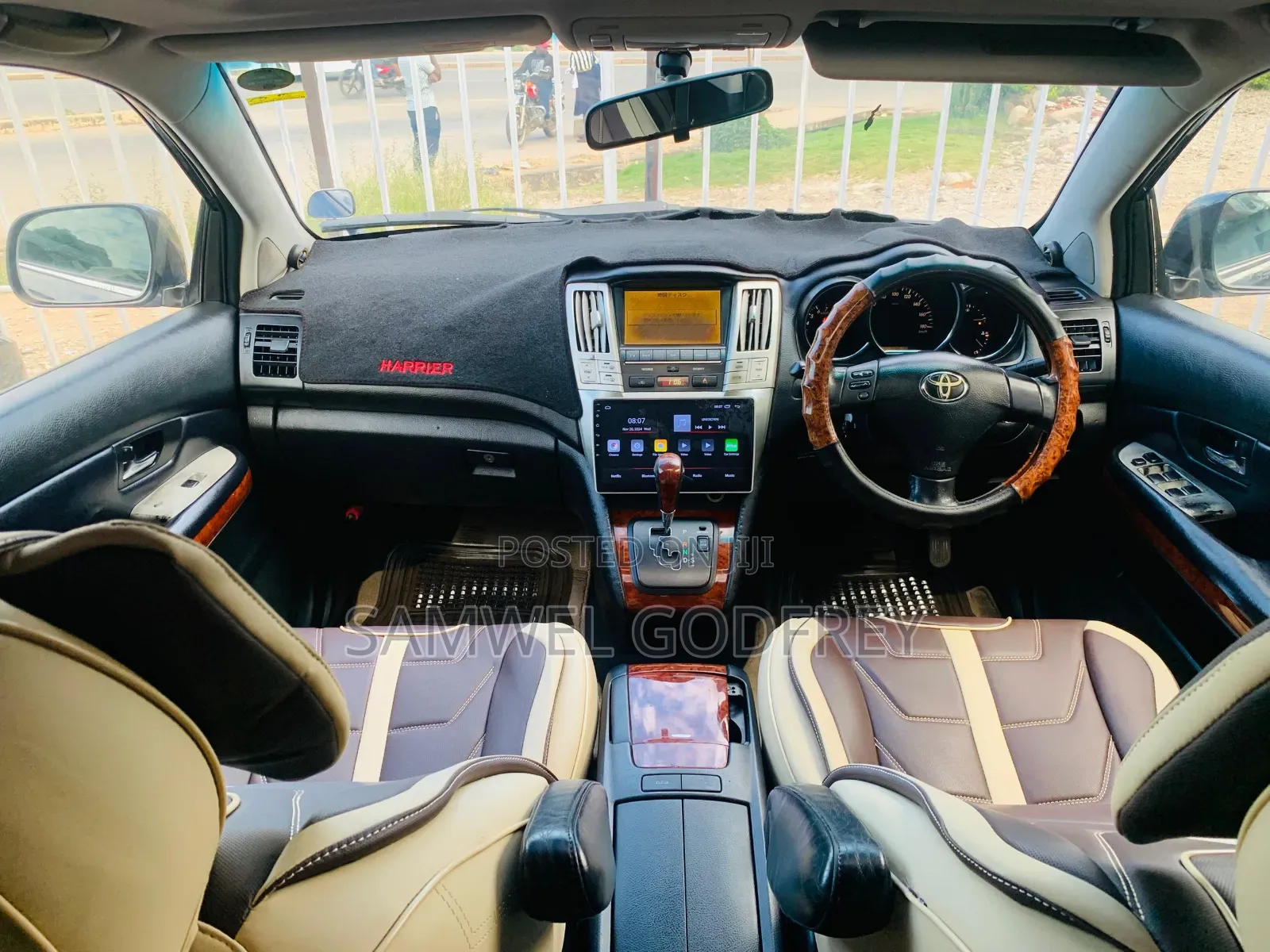 Toyota Harrier 2003 Gray