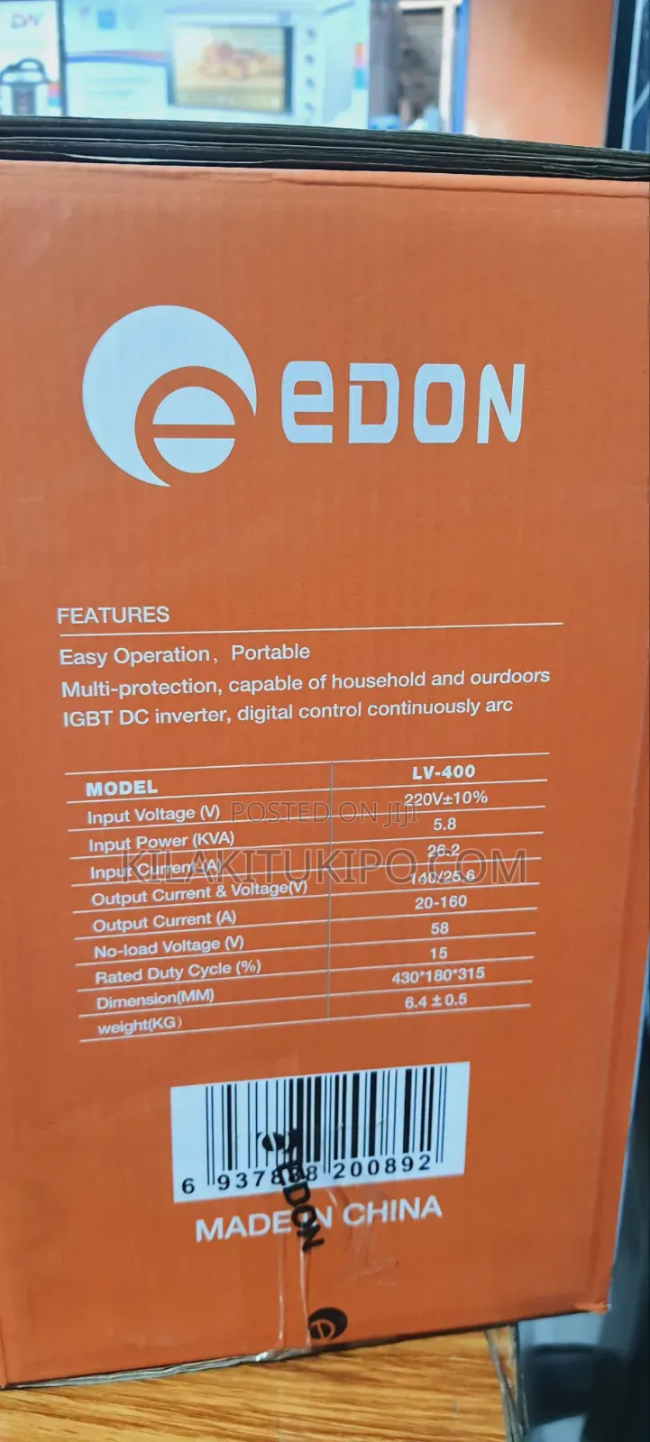Edon Smart Inverter Welder Lv400