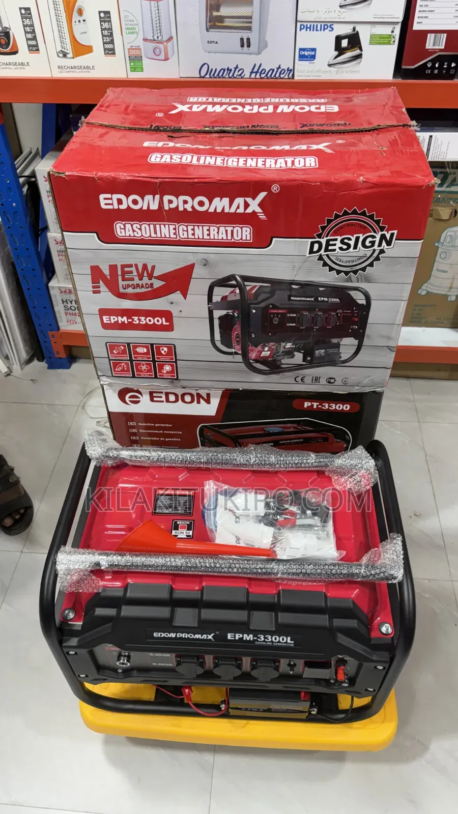 Edon Promax Generator 3.3kva Key Start
