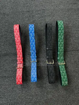 Goyard Belts Featuring Iconic Chervon Available