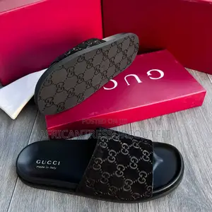 Gucci Suede Slide Sandals Collection Available