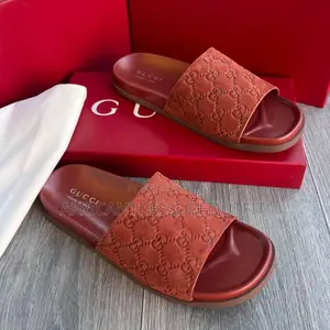 Gucci Suede Slide Sandals Collection Available
