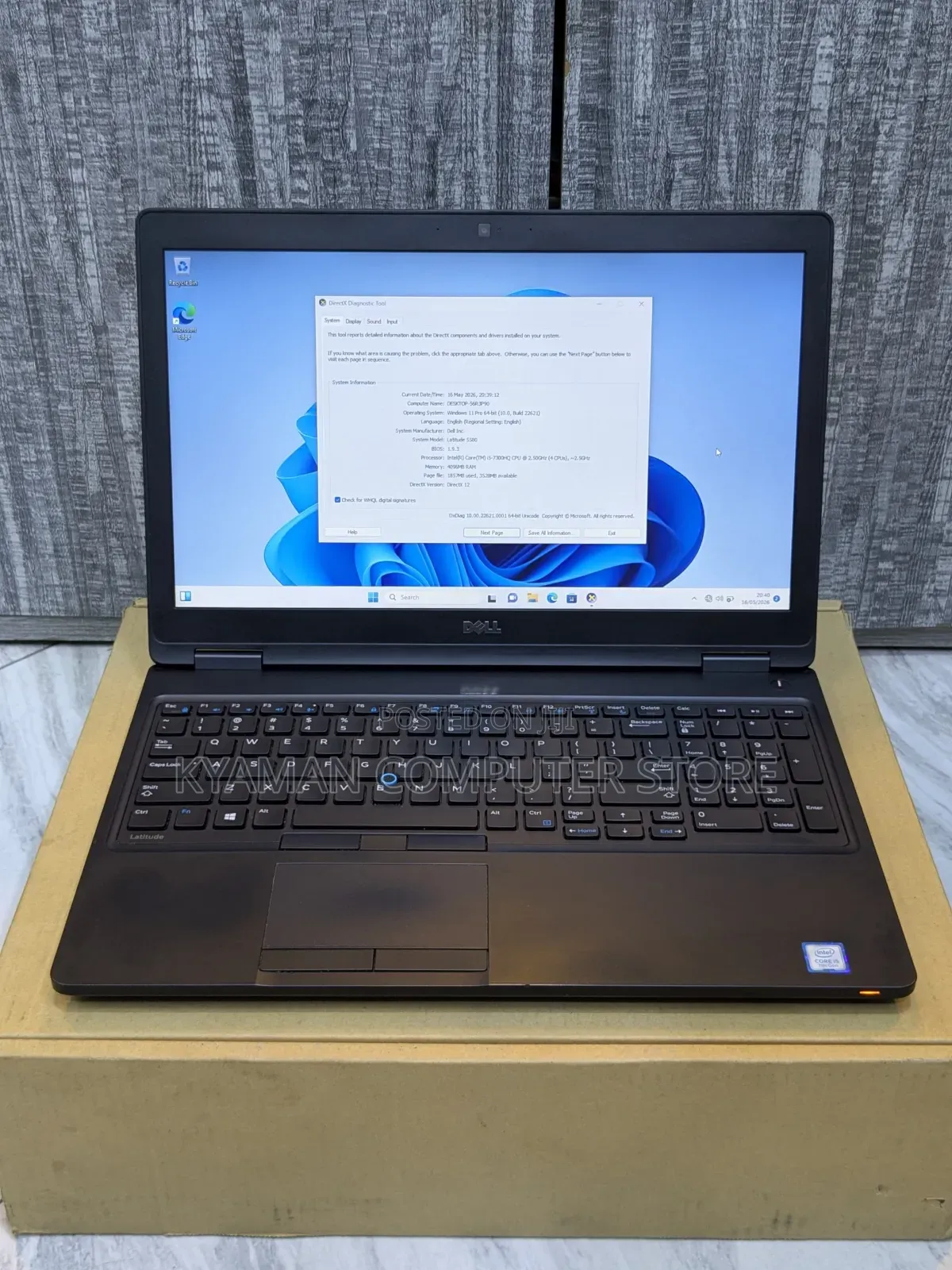 Laptop Dell Latitude 5490 8GB Intel Core i5 SSD 128GB
