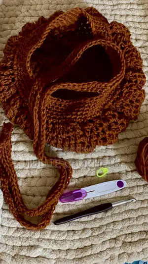 Crocheted Hair Bonnet