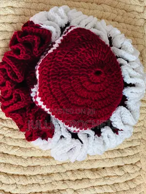 Crocheted Ruffle Hat
