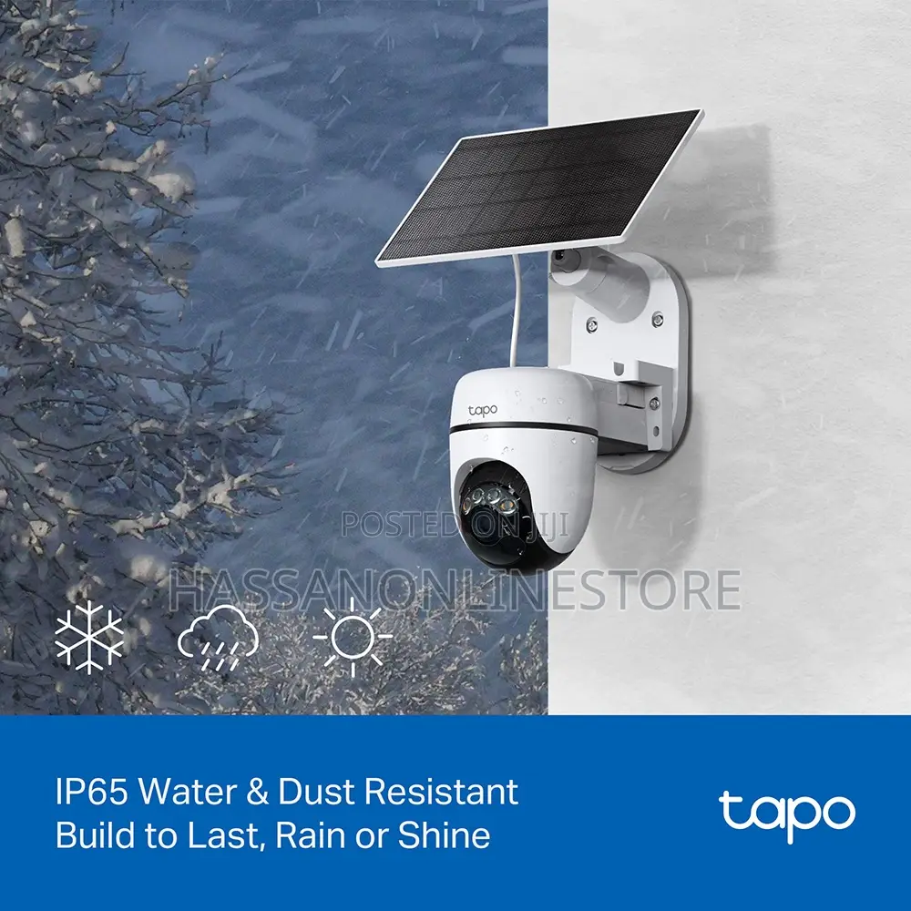 Tp-Link Tapo C610 Kit Solar-Powered Pan/Tilt Security Camera Kit