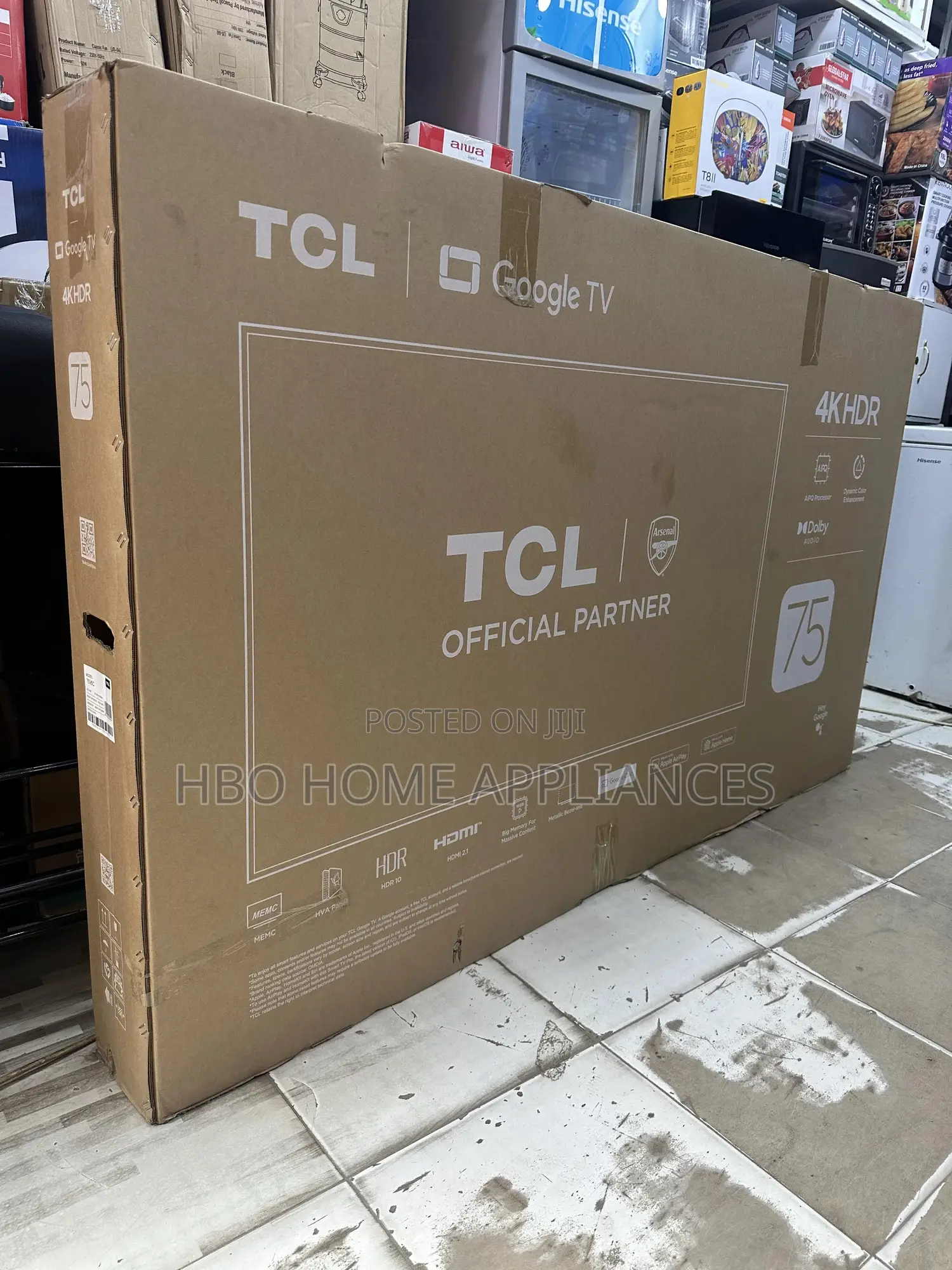 TCL Smart Google HDR 75”