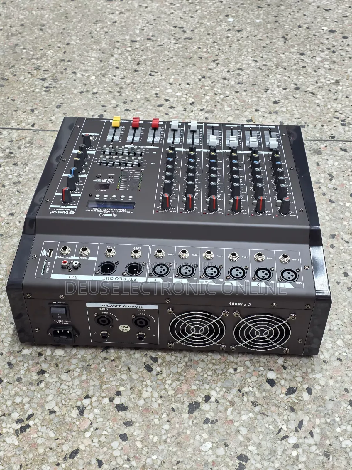 Powered Mixer 6 Way Yamaha PMX _608d