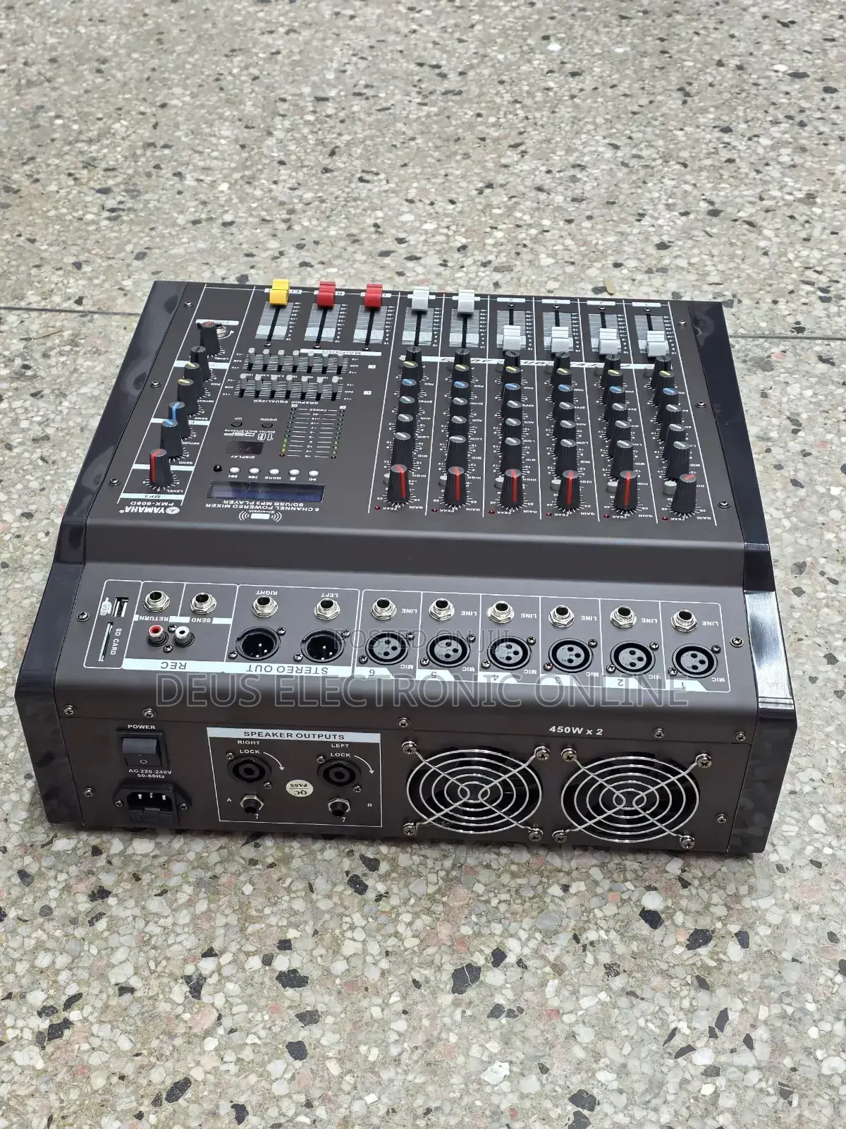 Powered Mixer 6 Way Yamaha PMX _608d