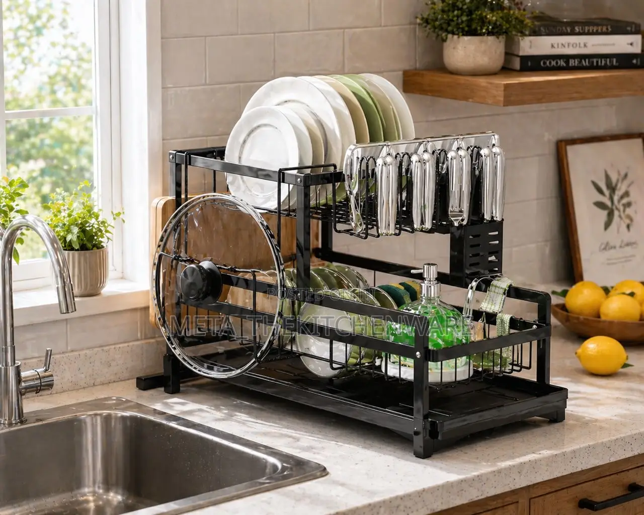 2-Tier Multi Layer Drainig Rack