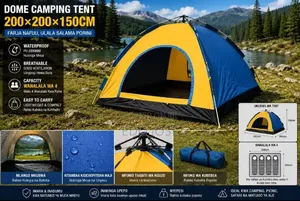 Dome Camping Tent (200x200x150cm)