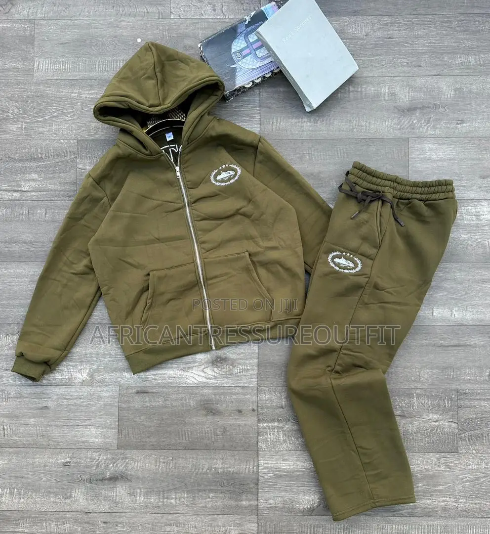Corteiz Tracksuits Zip-up Hoodie And Matching Joggers Available