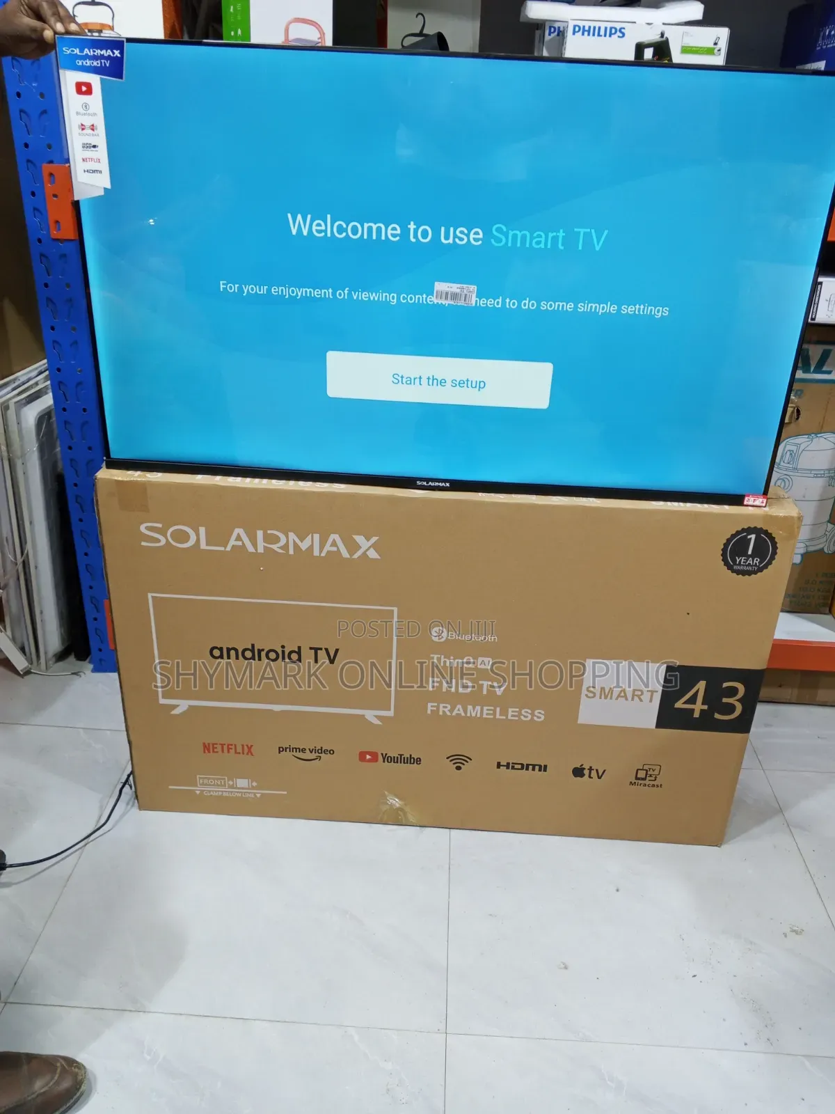 Solarmax 43 Inch FHD Smart Tv