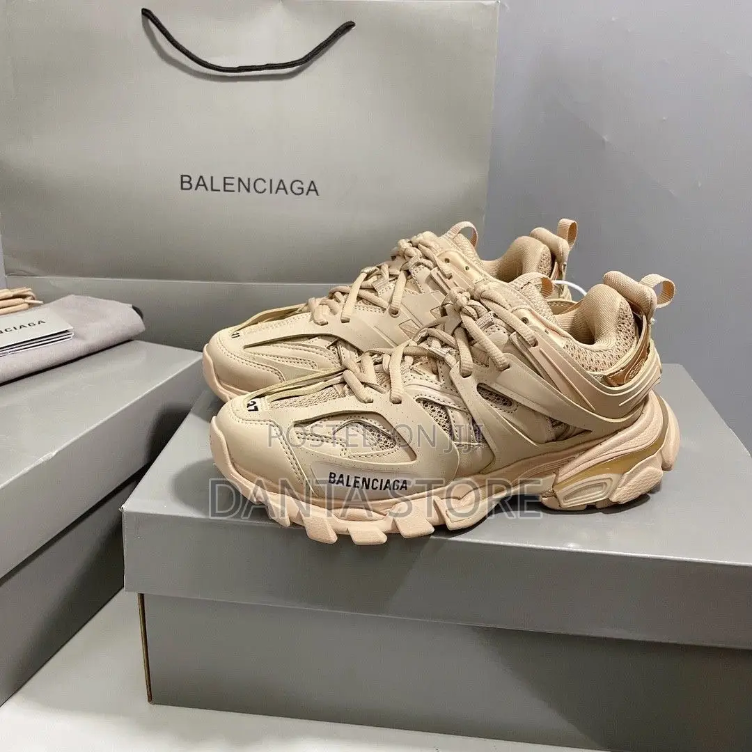 Balenciaga Track Sneakers Ft Technical Mesh and Nylon Construction