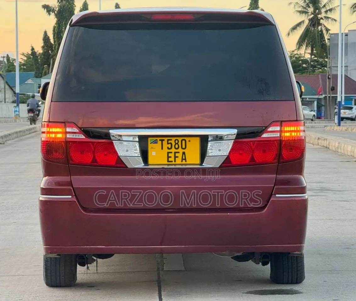 Toyota Alphard 2007 Red