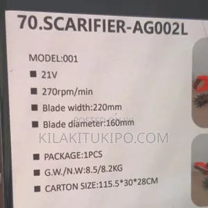 70.Scarifier Machine Ag002l/Mashine Ya Parizi
