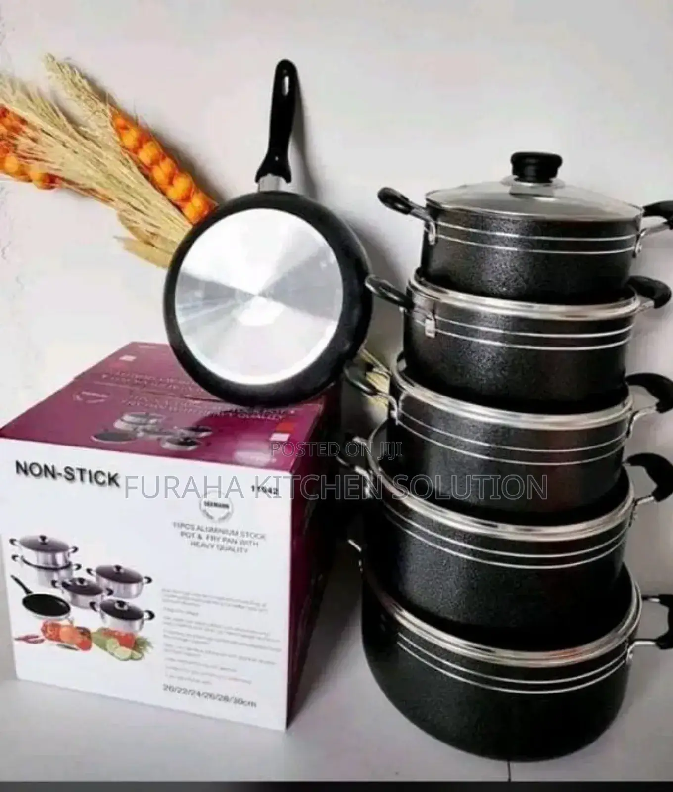 Sufuria Non-Stick 5pcs + Frypan