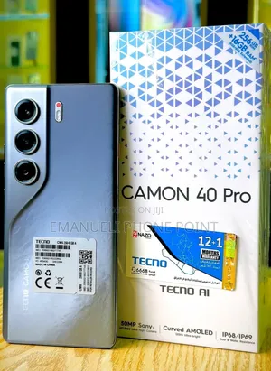 New Tecno Camon 40 Pro 5G 256 GB