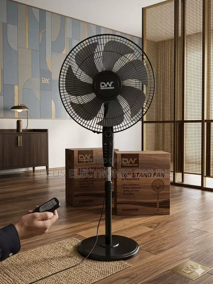 *Digiwave 16inch Stand Fan With Remote