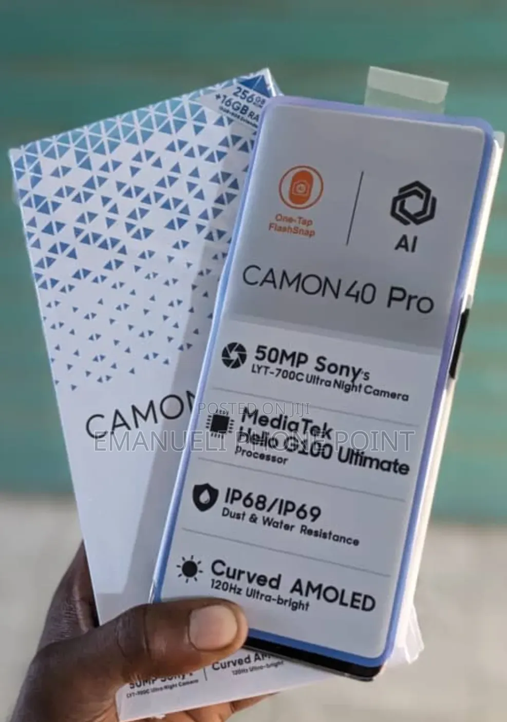 New Tecno Camon 40 Pro 5G 256 GB Blue