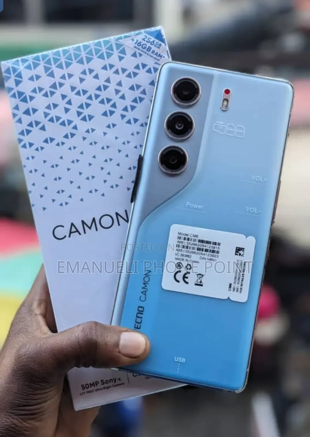New Tecno Camon 40 Pro 5G 256 GB Blue