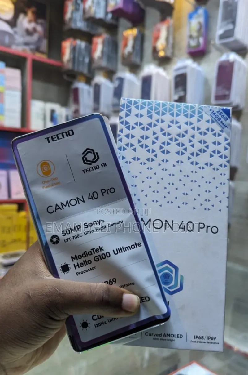 New Tecno Camon 40 Pro 5G 256 GB Blue