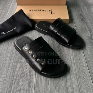 Men's Leather Sandals Billionaire Branded Completely Original