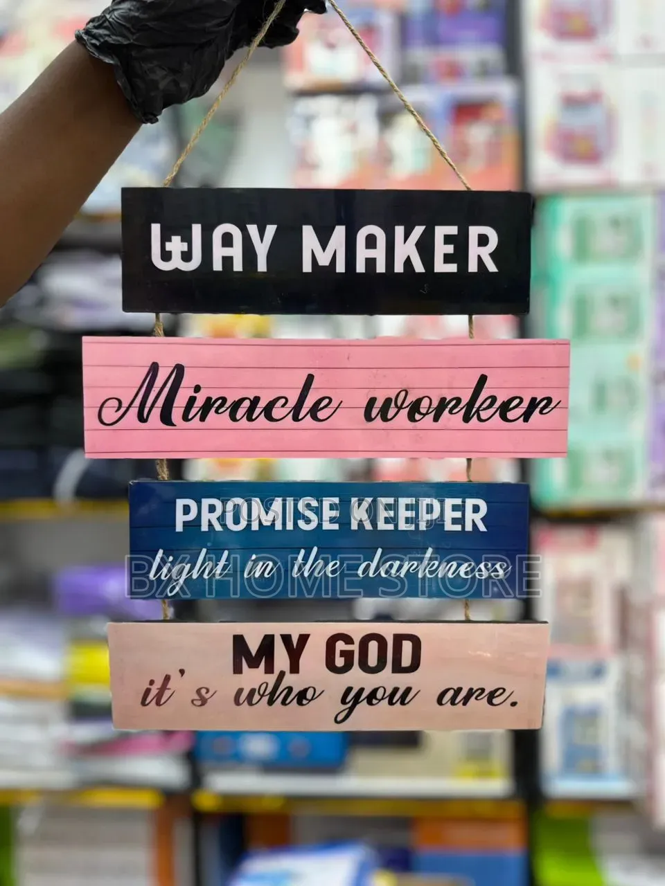 Hanging Wooden Sign