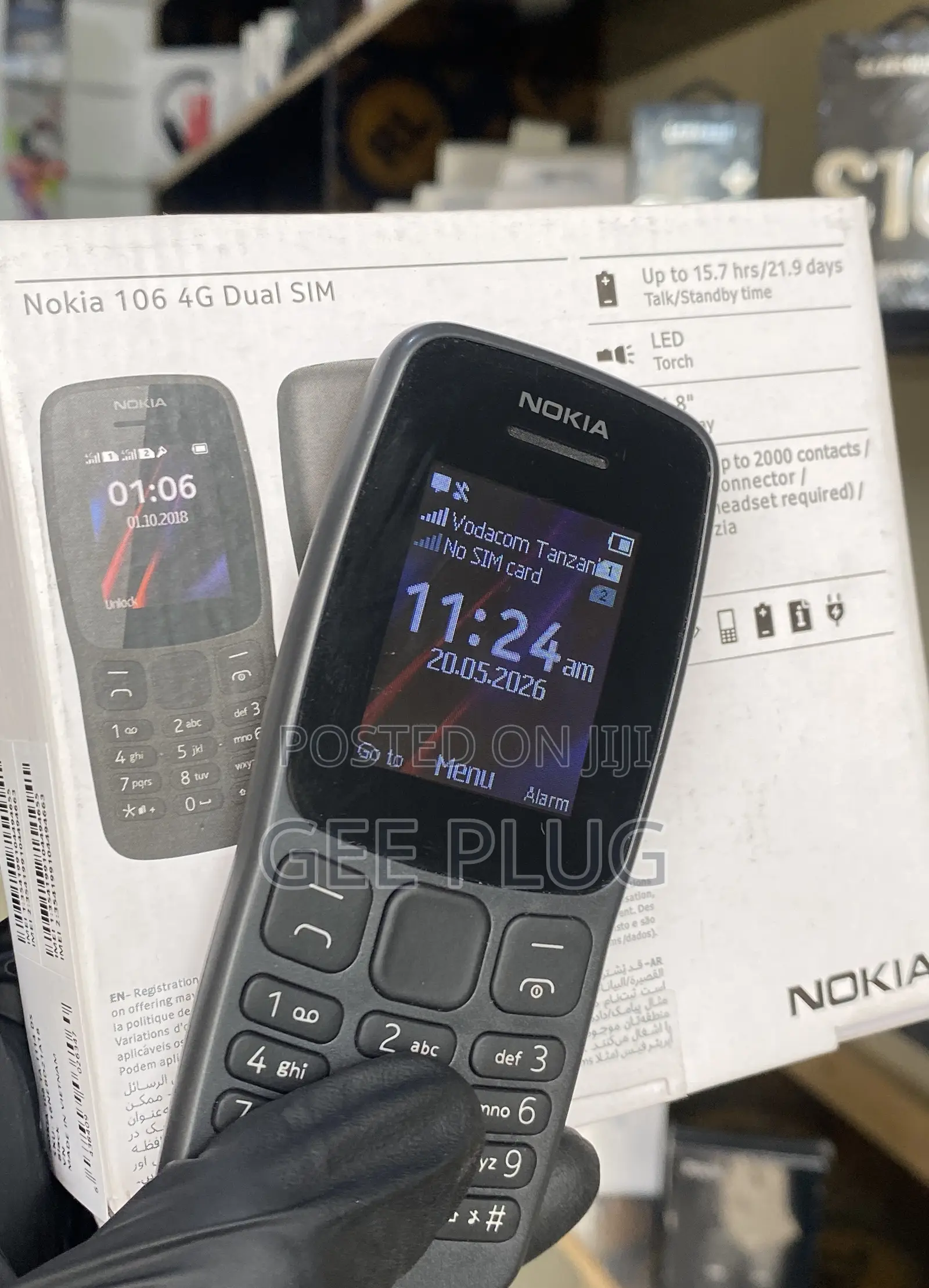 New Nokia 106 Black