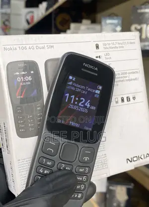 New Nokia 106 Black