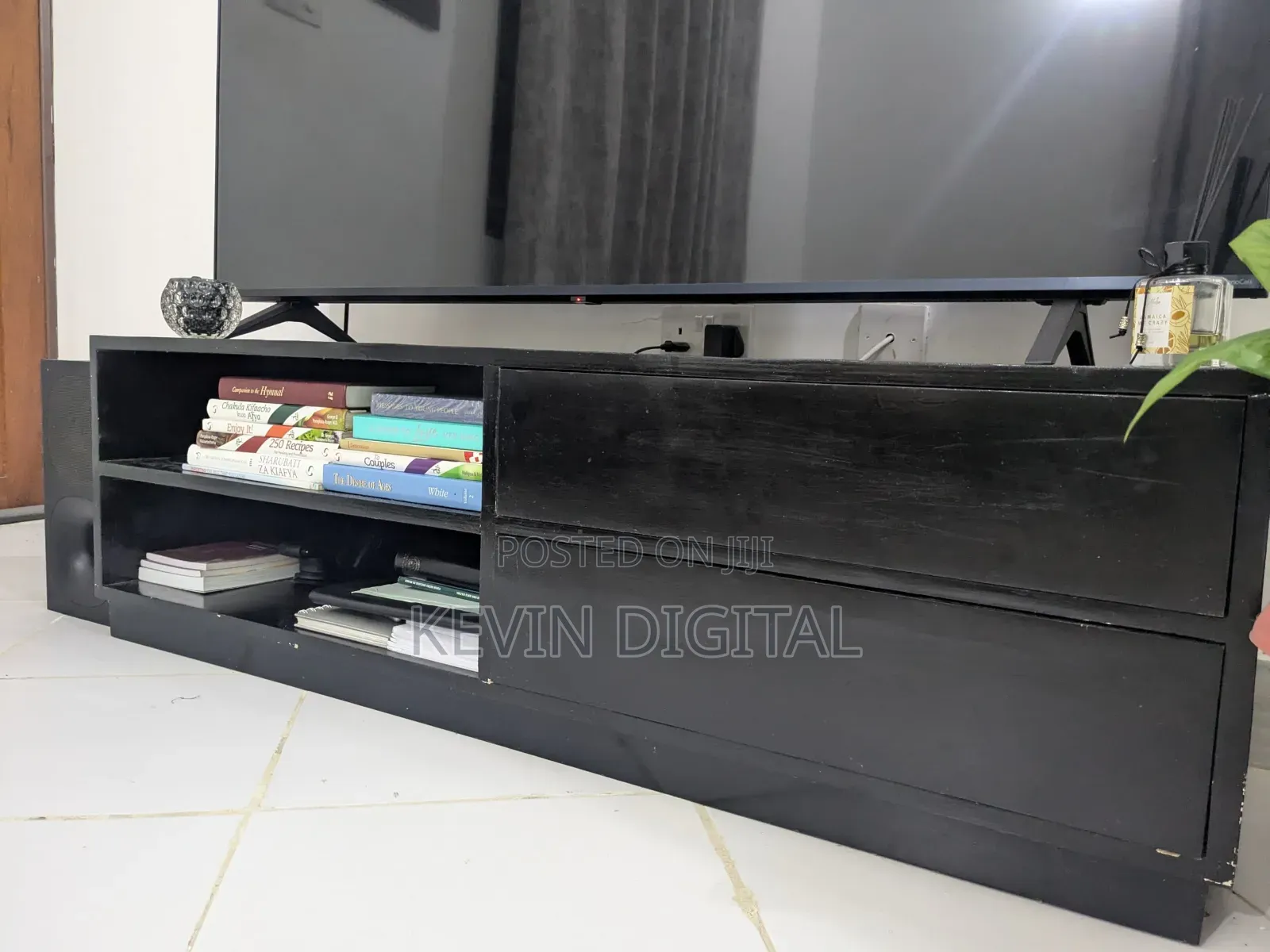 Tv Stand/ Tv Case Black