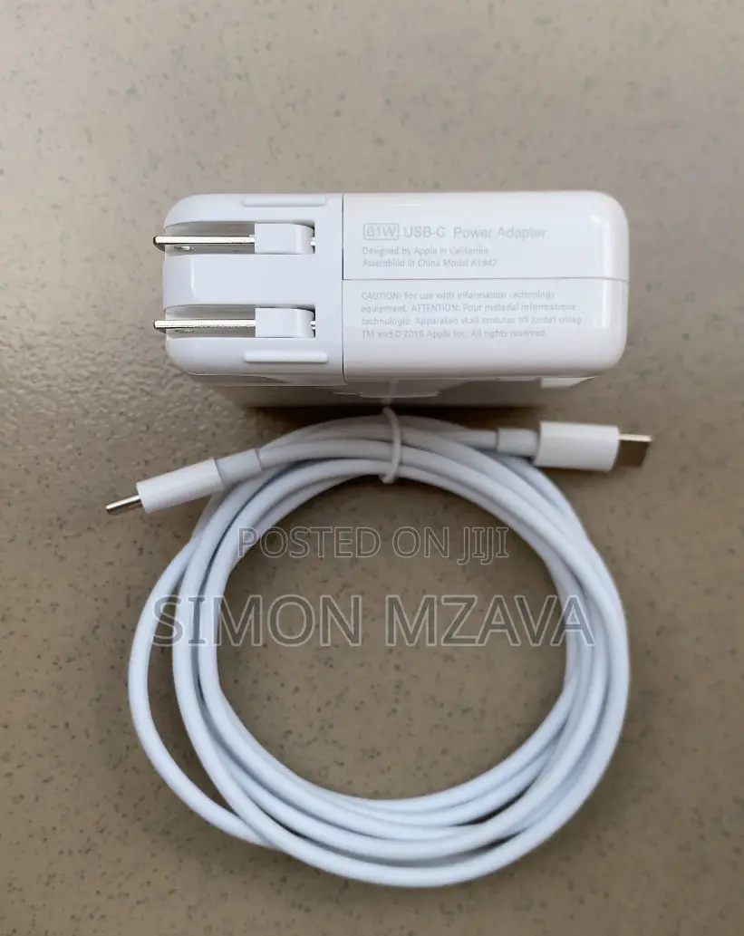 High Performance 61w Usb-C Charger Compatible With Macbook Air Pro –