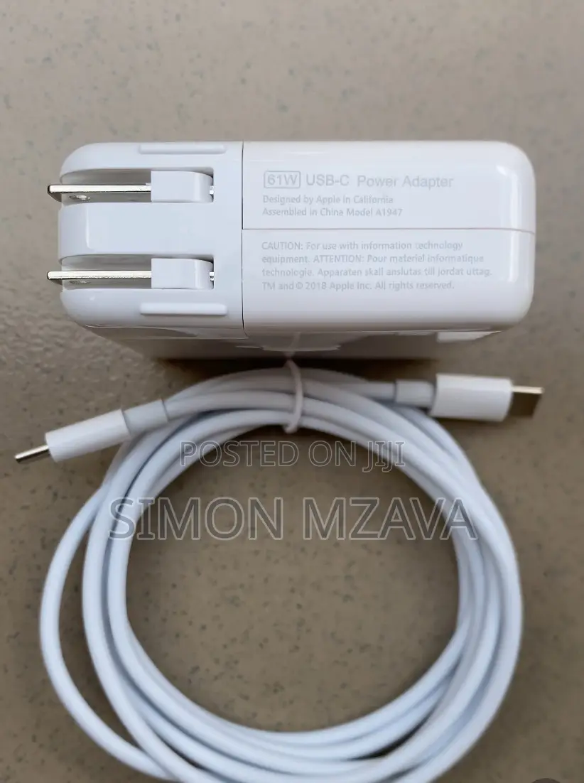 High Performance 61w Usb-C Charger Compatible With Macbook Air Pro –