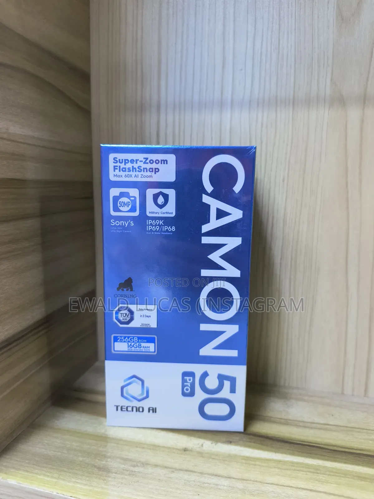 New Tecno Camon 50 Pro 256 GB Black