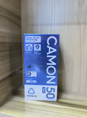 New Tecno Camon 50 Pro 256 GB Black