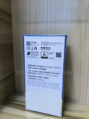 New Tecno Camon 50 Pro 256 GB Black