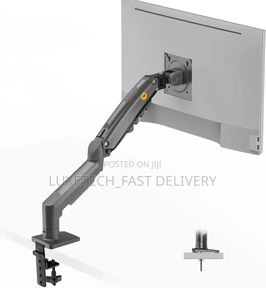 Ergonomic Model-F80 Computer Monitor Mount From 17" to 32" Screen Size