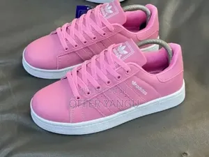 Pink Adidas Superstar Sneakers
