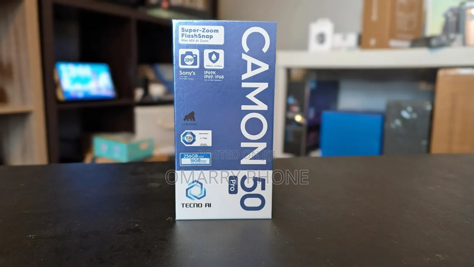 New Tecno Camon 50 Pro 256 GB Black