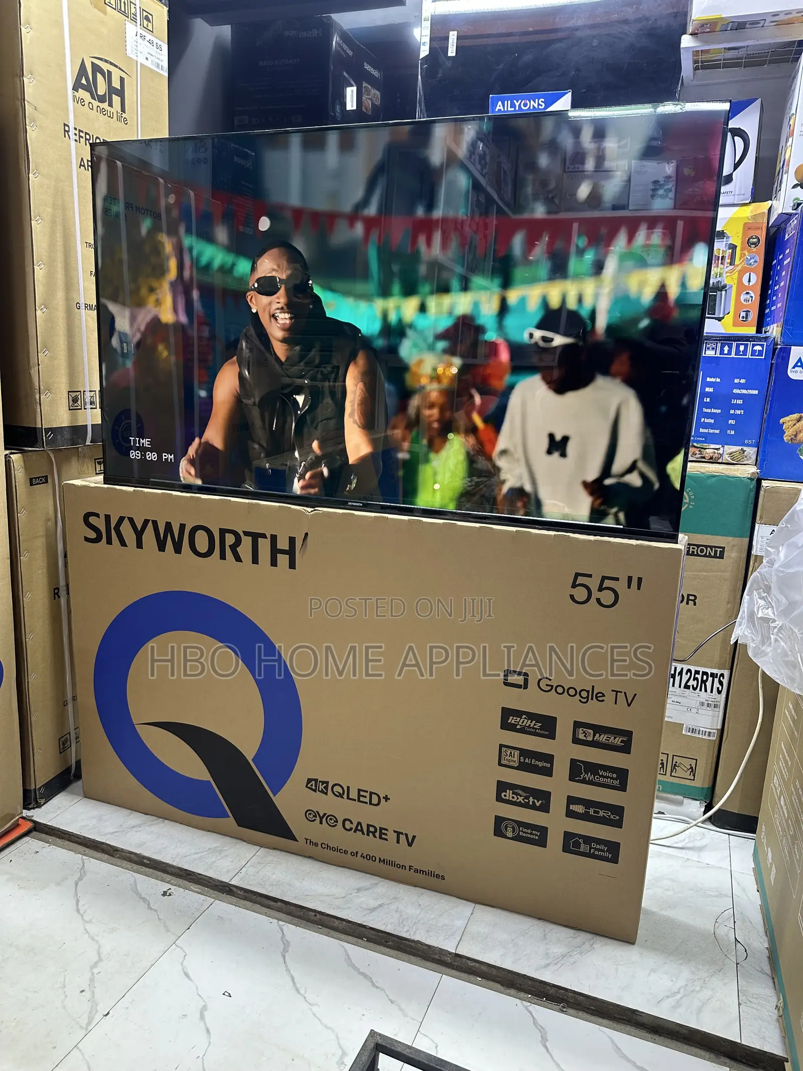 Skyworth Google Qled Tv 55”