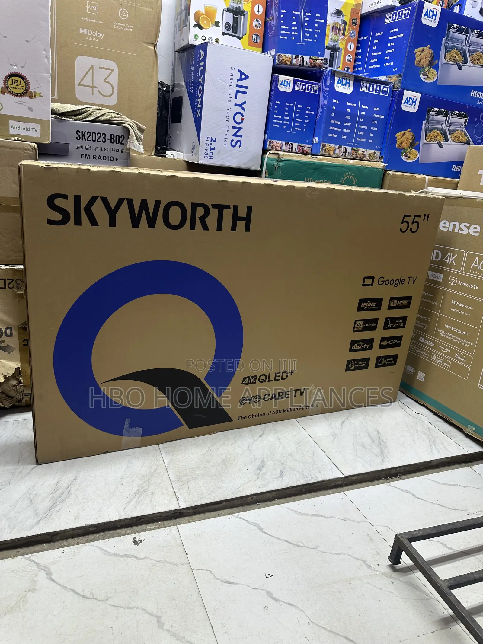 Skyworth Google Qled Tv 55”