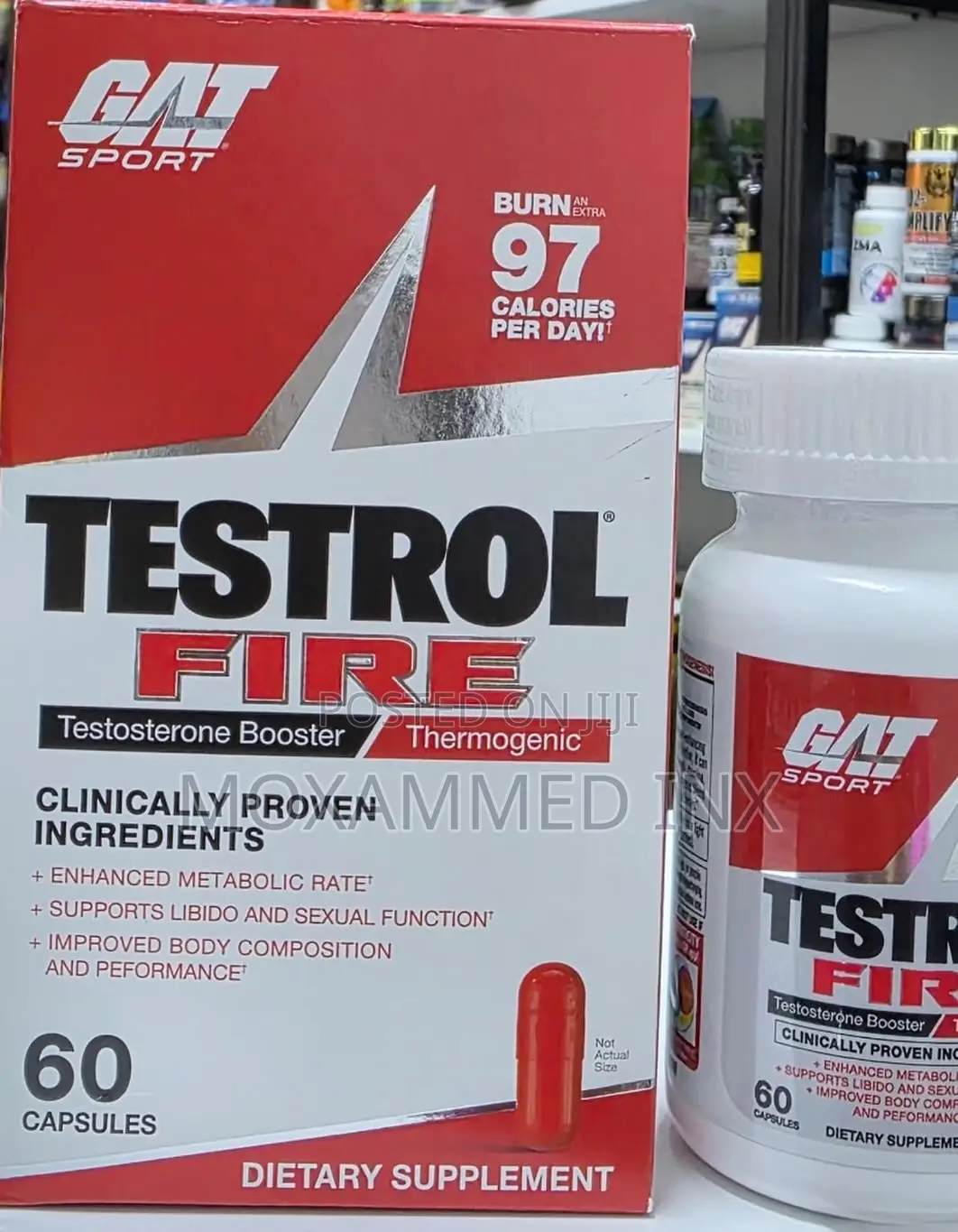 Gat Sport Testrol Fire 60 Capsules