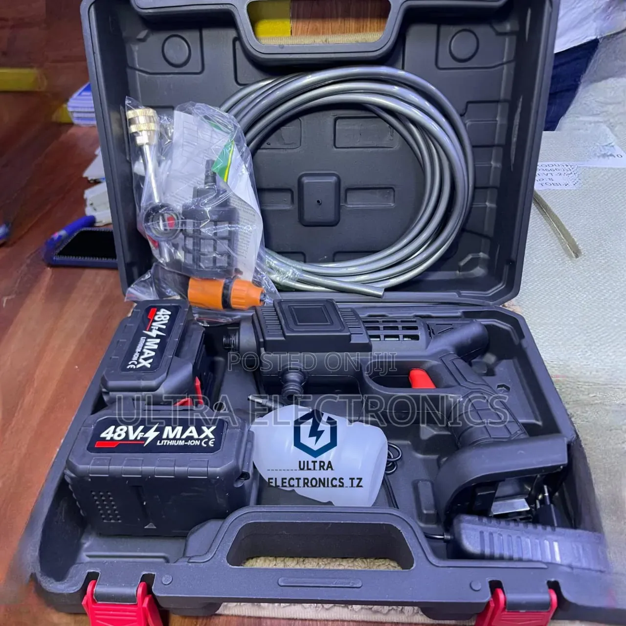 Water Gun Portable 48v Cordless Pressure Washer Cleaning Gun Kit