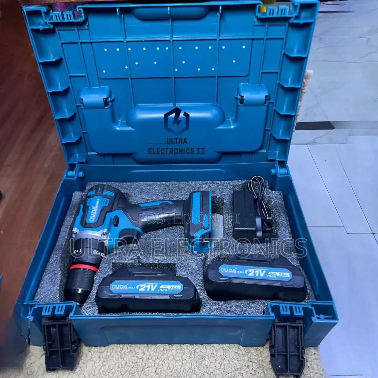 Cordless Rechargeable Drill Set 21v Kufunga Screw, Kutoboa Ukuta, Mbao