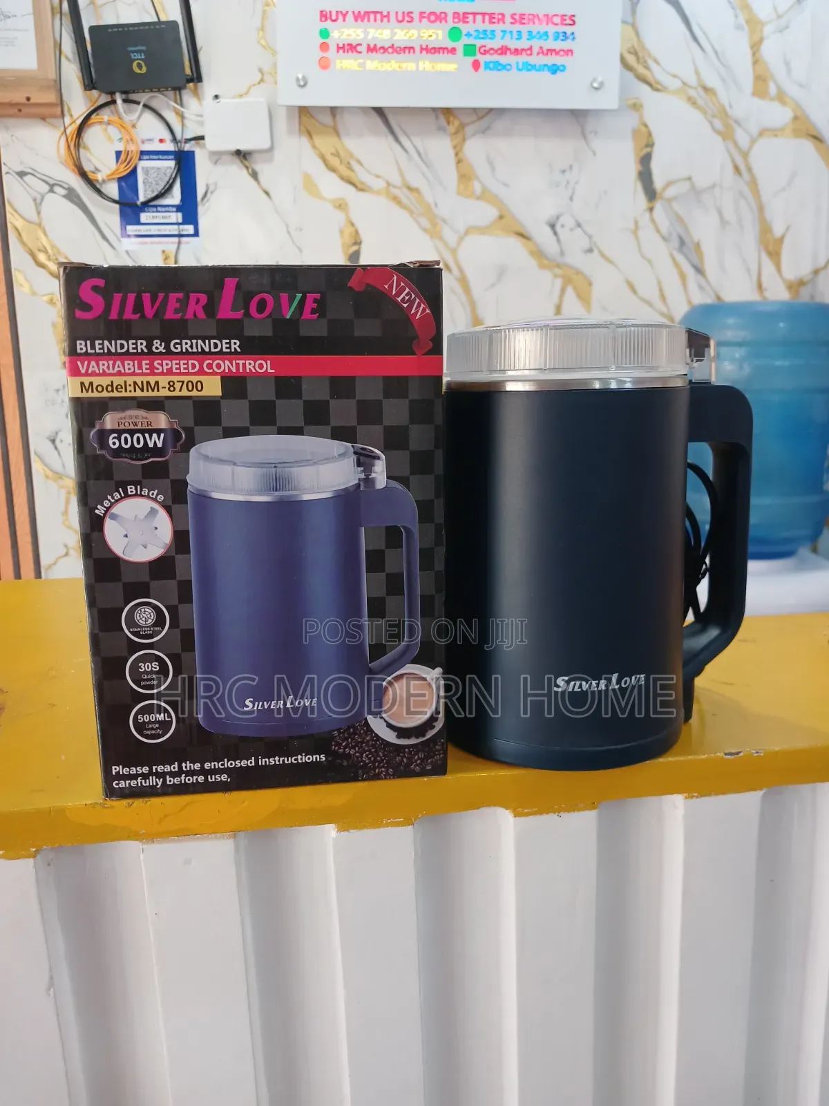 Brand New: Silver Love Blender Grinder (Model: Nm-8700)