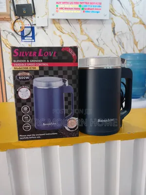 Brand New: Silver Love Blender Grinder (Model: Nm-8700)