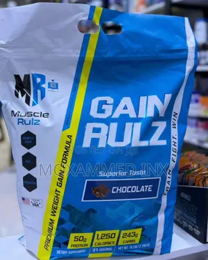 Muscle Rulz Gain Rulz Weight Gainer Powder in Chocolate Flavor 7.25kg