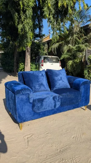 Sofa La Kisasa Na Rangi Pendwa Kabisa Ya Blue Ni Ya Watu Wawili